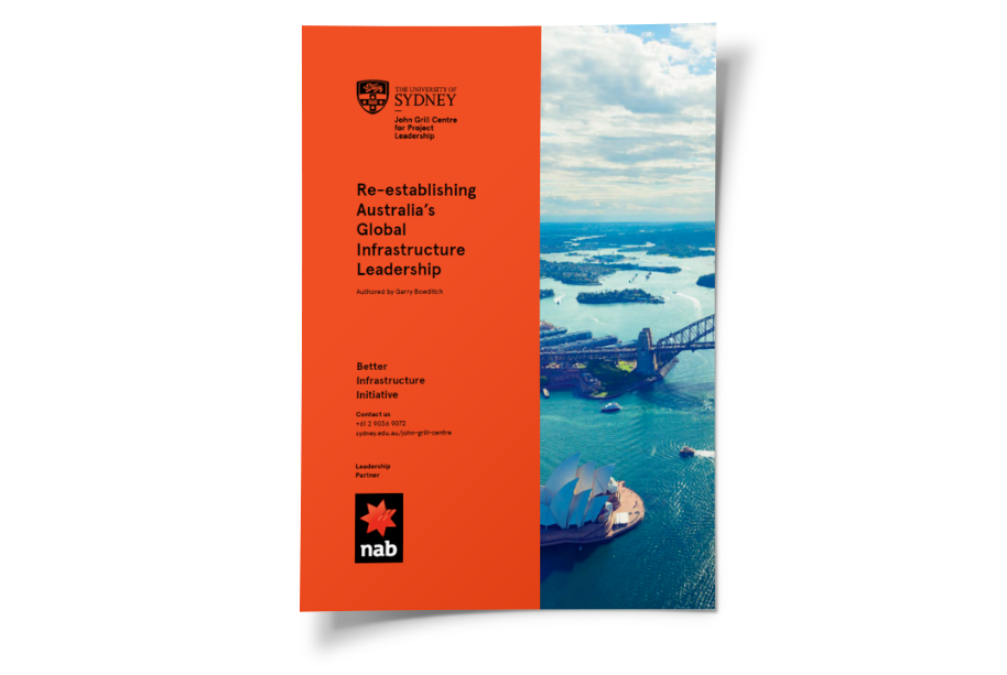 Re-establishing Australia’s Global Infrastructure Leadership