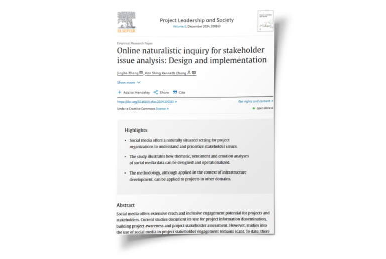 Online naturalistic inquiry for stakeholder issue analysis: Design and implementation