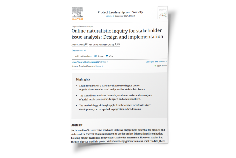 Online naturalistic inquiry for stakeholder issue analysis: Design and implementation